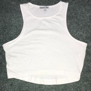 Charlotte Russe white crop top